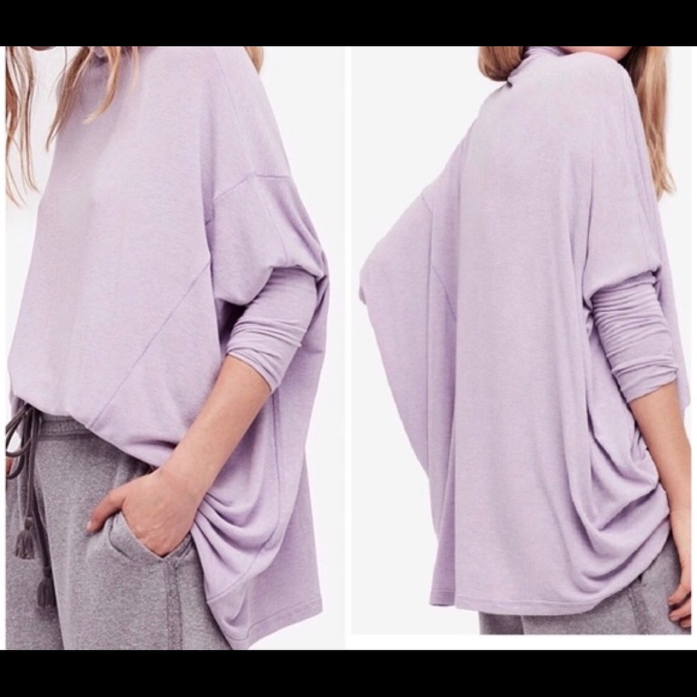 Free People oversized tunic turtleneck